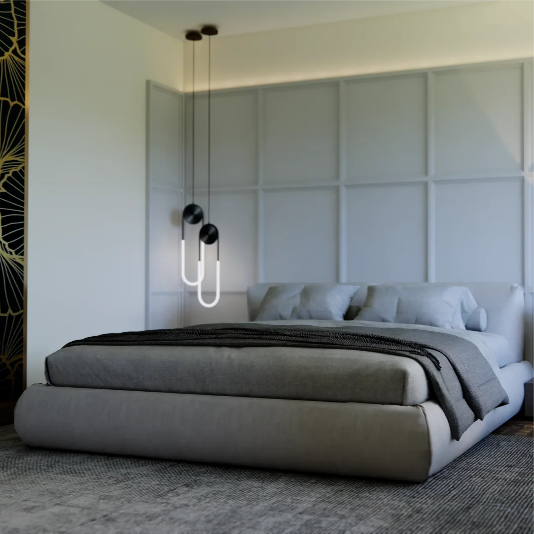 Projekt wnętrz Gdynia - loft z antresolą