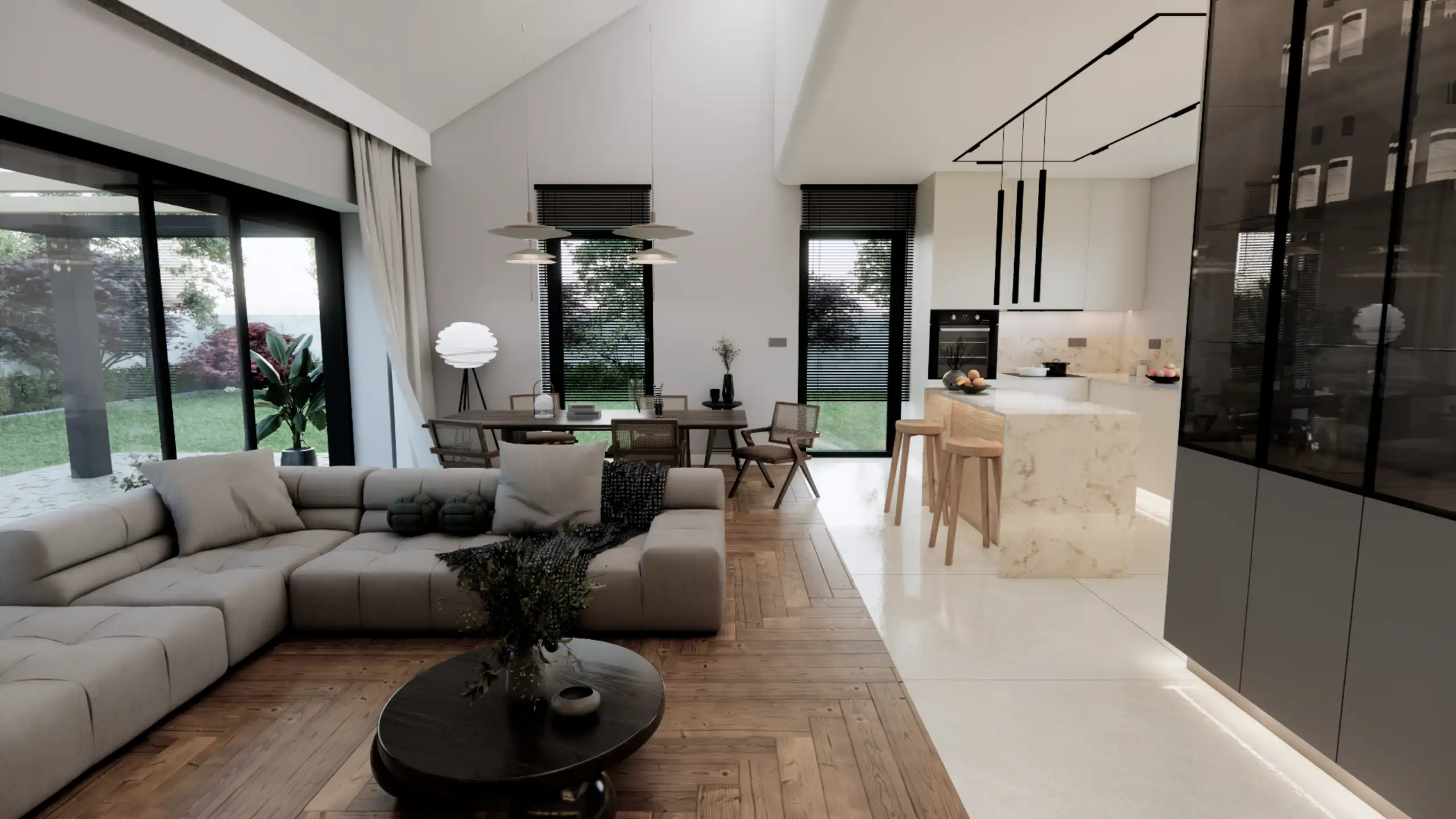 Architektura wnętrz Tarnów - strefa dzienna