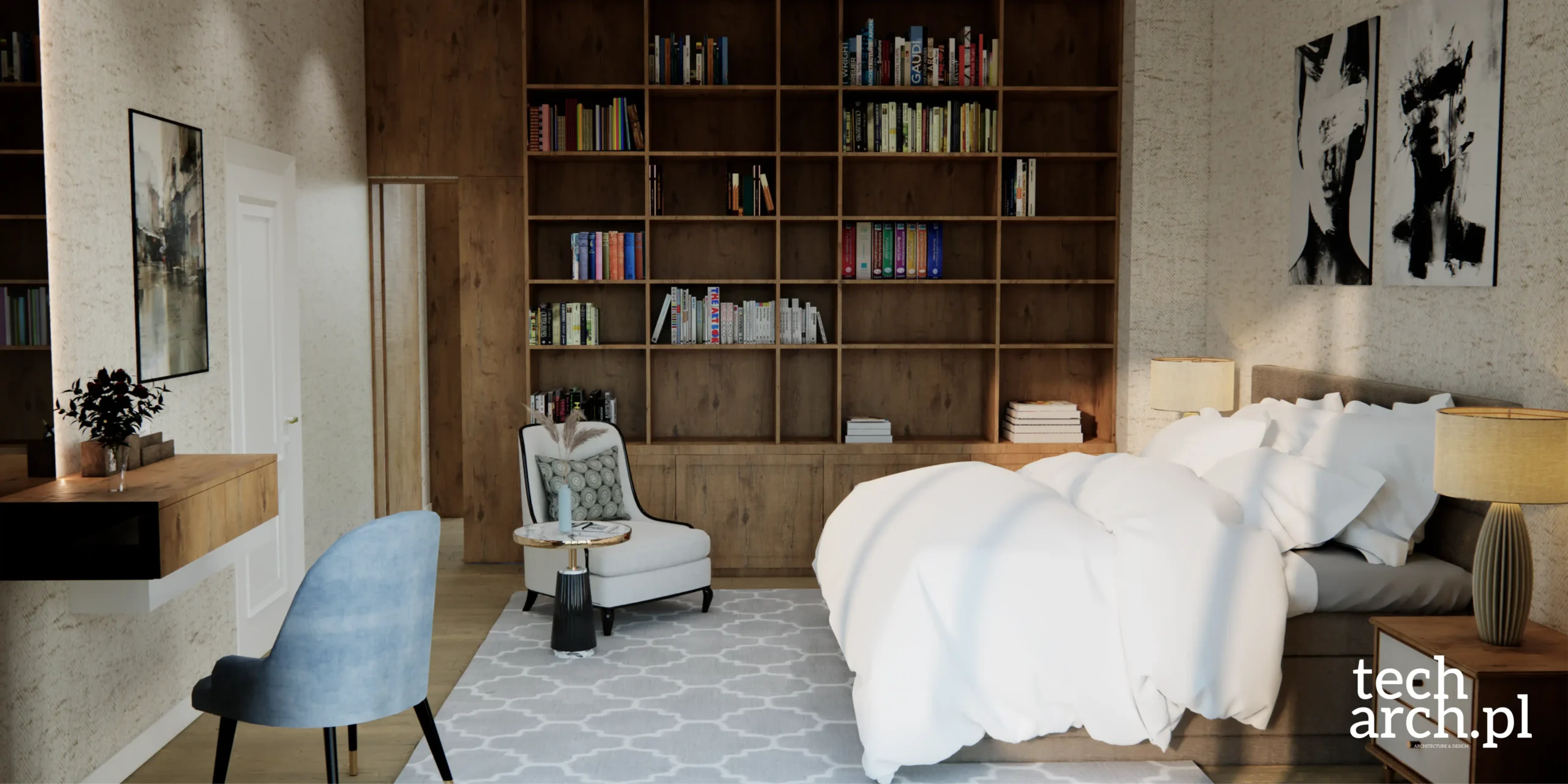 projekt wnętrz domu w Elblągu