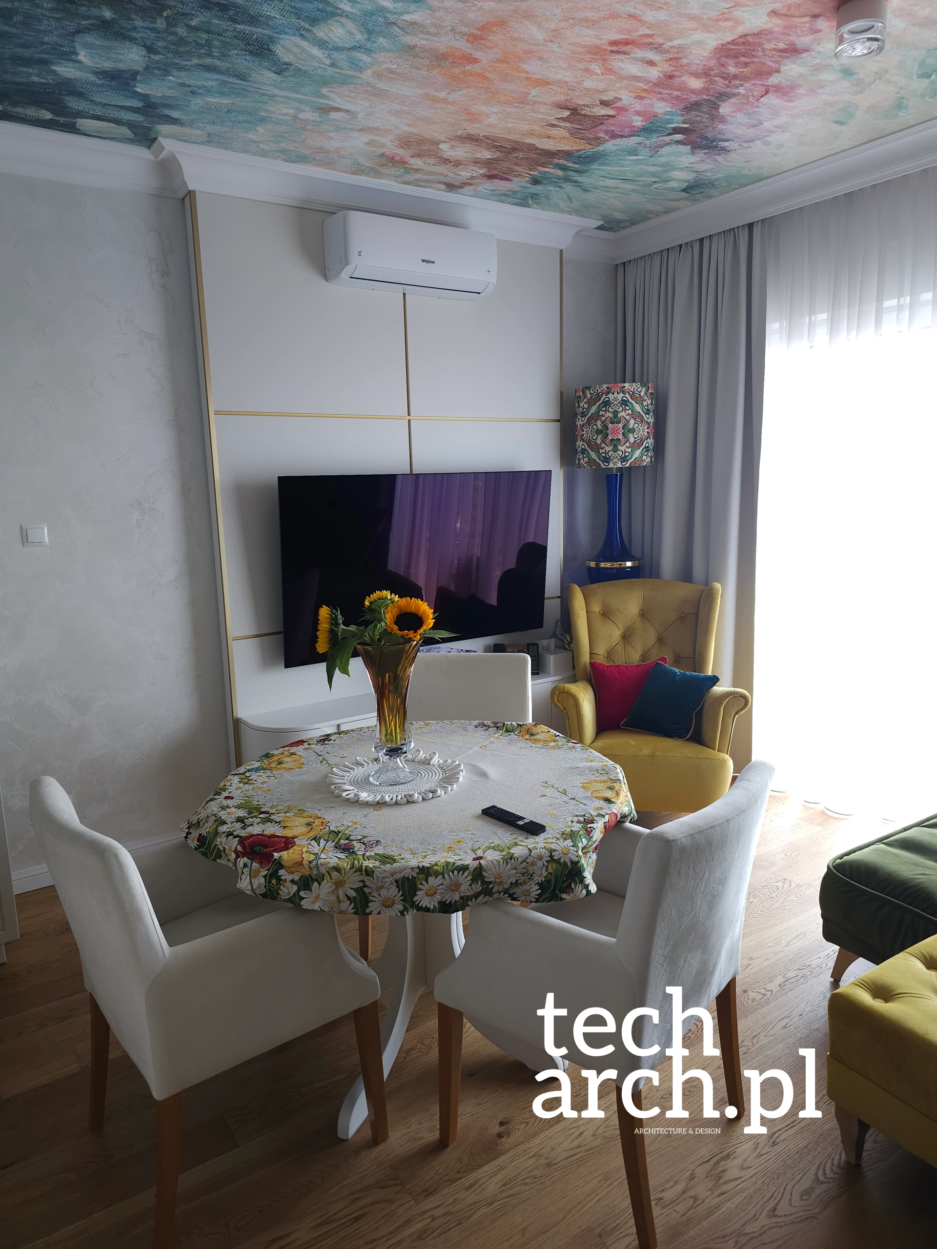 jadalnia i salon w zrealizowanym mieszkaniu